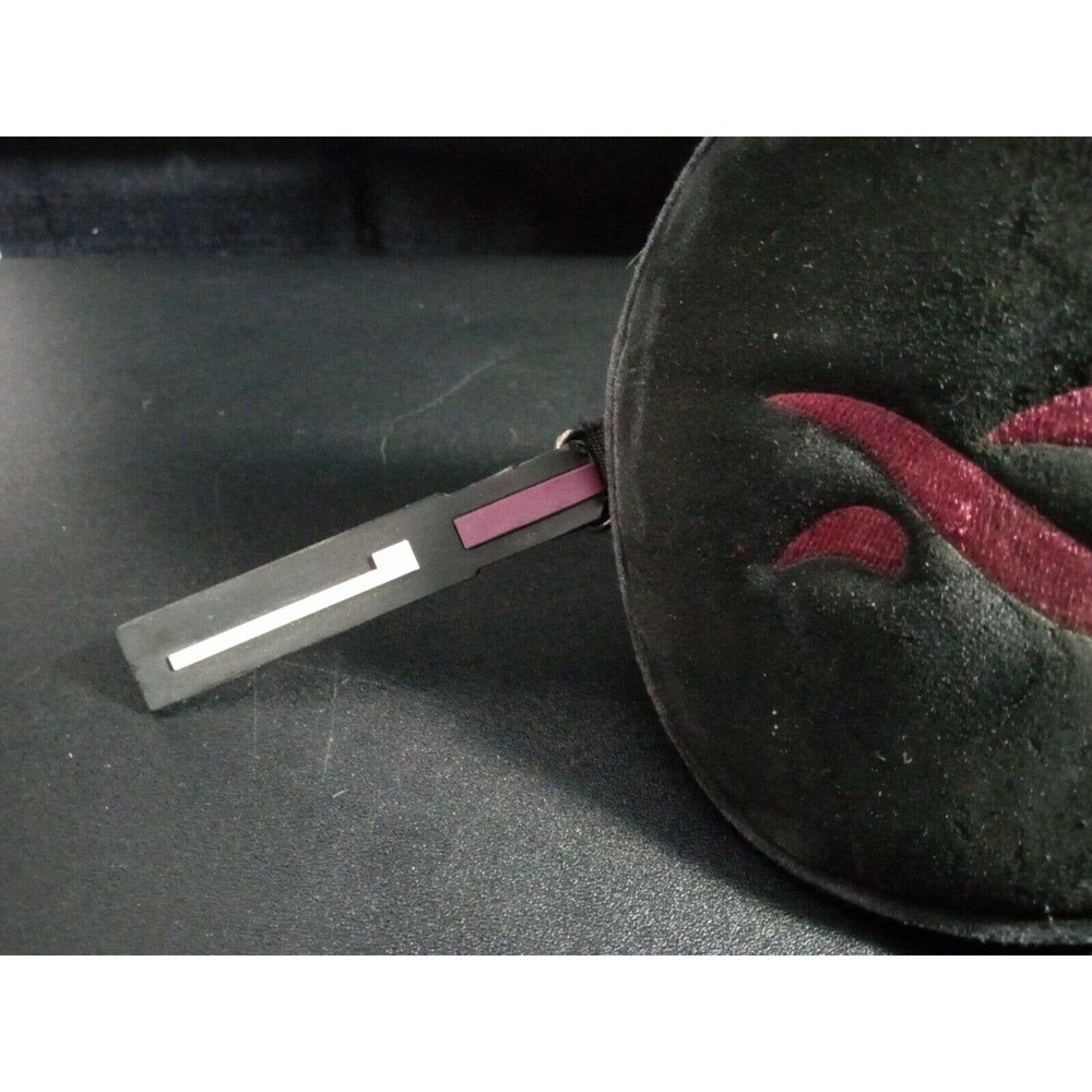 NANCY LOPEZ GOLF CLUB DRIVER HEAD COVER, BLACK WITH Maroon & WHITE LETTERING #1 - Picture 3 of 5